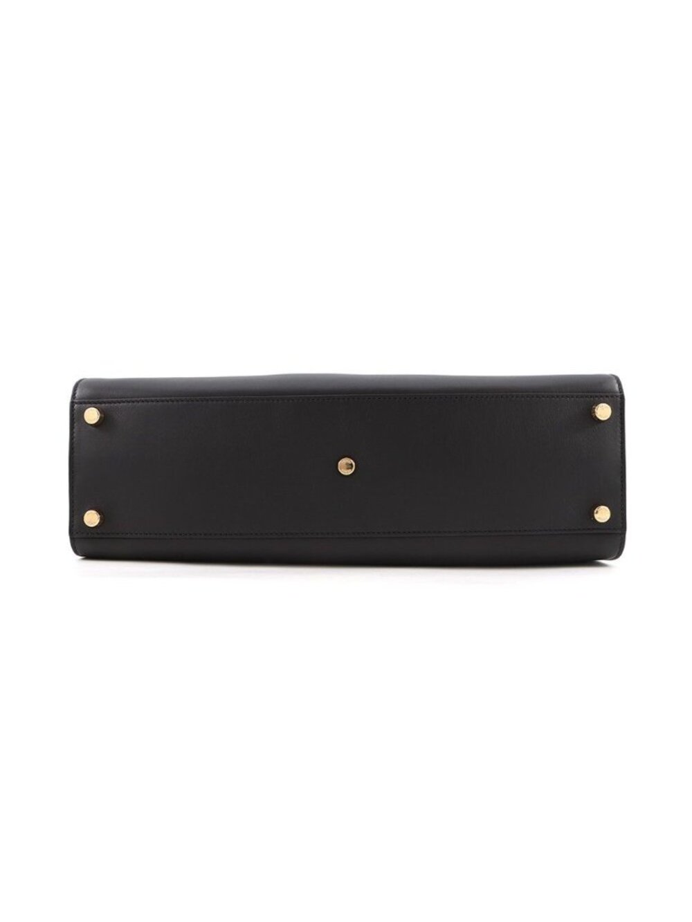 Fendi Peekaboo Essential Leather 2-Way Shoulder Bag Black - Picture 3 of 10